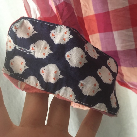 Pink plaid button down - Picture 3 of 5